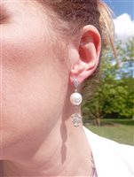 Pendientes Utopia Mujer GALLERY in Oro blanco Perla 22.87 Ct GODA10 - GODA10